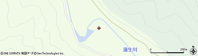 福島県只見町（南会津郡）蒲生（弥太ケ島）周辺の地図