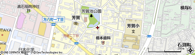 福島県郡山市芳賀周辺の地図