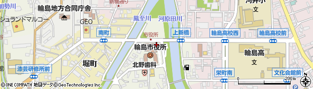石川県輪島市二ツ屋町周辺の地図