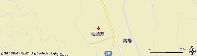 福島県会津美里町（大沼郡）東尾岐（地頭方）周辺の地図
