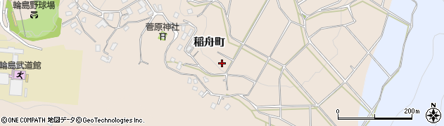 石川県輪島市稲舟町（前田）周辺の地図