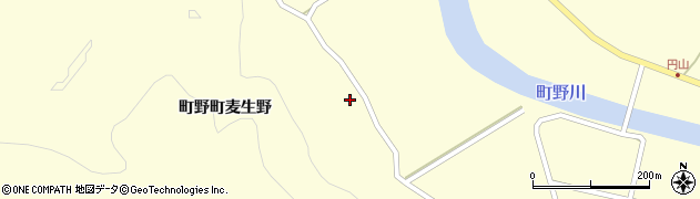 石川県輪島市町野町（麦生野チ）周辺の地図