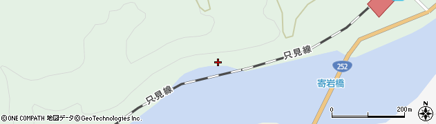 福島県只見町（南会津郡）塩沢（へつり山）周辺の地図