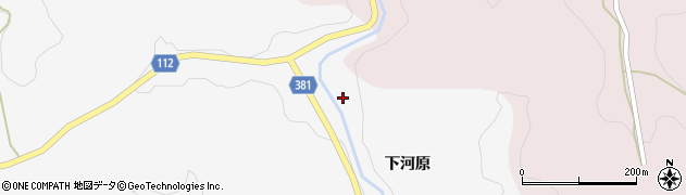 福島県田村市大越町早稲川（木ノ岡）周辺の地図