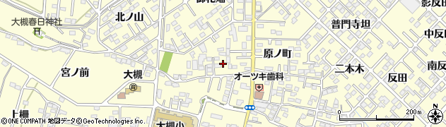 福島県郡山市大槻町（北寺）周辺の地図