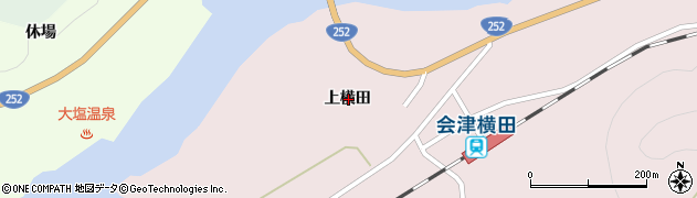 福島県大沼郡金山町横田上横田周辺の地図