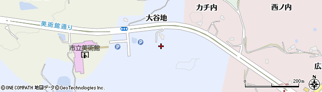 福島県郡山市横川町大谷地周辺の地図