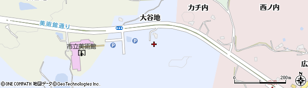 福島県郡山市横川町（大谷地）周辺の地図