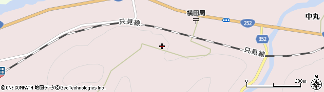 福島県金山町（大沼郡）横田（大曾根）周辺の地図