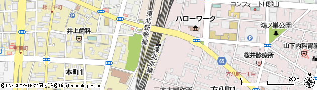 福島県郡山市兵庫田周辺の地図