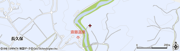 福島県田村郡三春町斎藤沖田周辺の地図