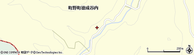 石川県輪島市町野町（徳成谷内ホ）周辺の地図