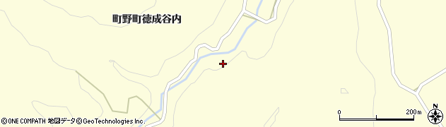 石川県輪島市町野町（徳成谷内ト）周辺の地図