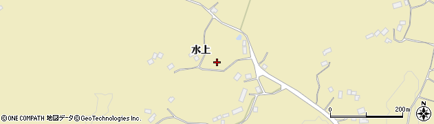 福島県田村市船引町芦沢（水上）周辺の地図