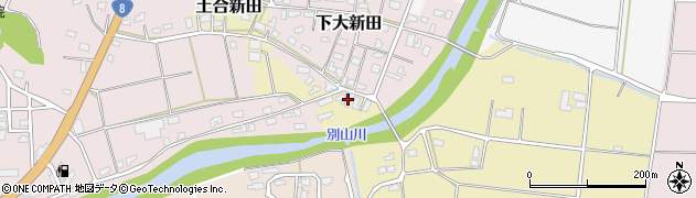 新潟県柏崎市土合新田周辺の地図