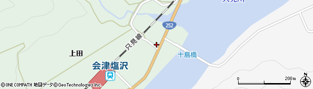 塩沢簡易郵便局周辺の地図