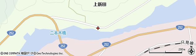 福島県大沼郡金山町大塩二本木周辺の地図