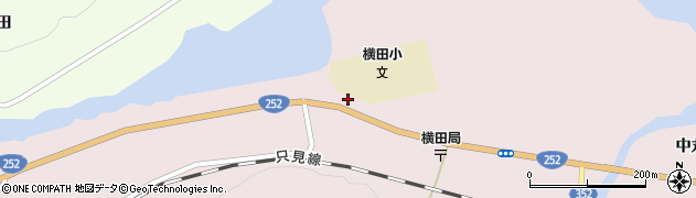 福島県大沼郡金山町横田上原周辺の地図