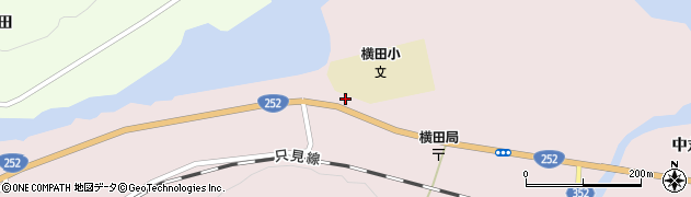 福島県金山町（大沼郡）横田（上原）周辺の地図