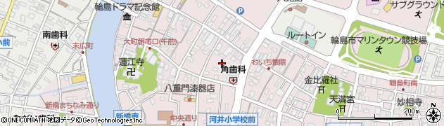 石川県輪島市河井町2周辺の地図