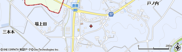 福島県田村郡三春町斎藤斎藤11周辺の地図