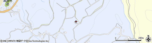 石川県輪島市大野町（矢反浦）周辺の地図
