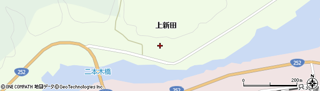福島県金山町（大沼郡）滝沢（二本木）周辺の地図