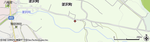 新潟県長岡市釜沢町265周辺の地図