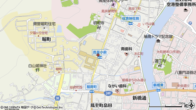 〒928-0073 石川県輪島市鳳至町の地図