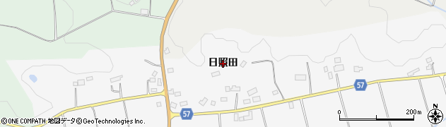 福島県田村市船引町門沢（日照田）周辺の地図