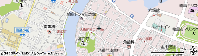 秋田朱輪堂周辺の地図