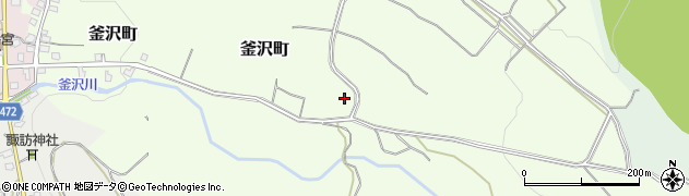 新潟県長岡市釜沢町274周辺の地図