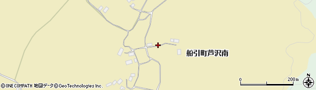福島県田村市船引町芦沢南周辺の地図