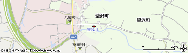 新潟県長岡市釜沢町200周辺の地図