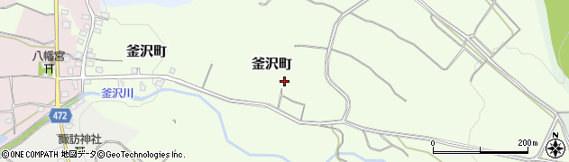 新潟県長岡市釜沢町281周辺の地図