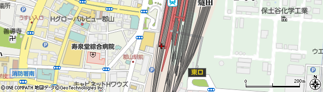 福島県警察本部鉄道警察隊郡山分駐隊周辺の地図