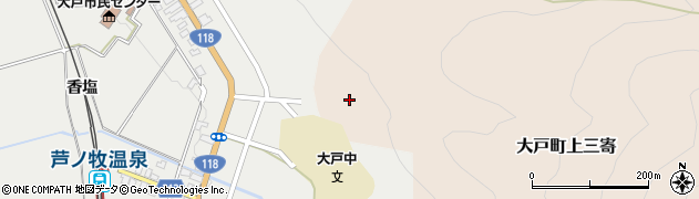 福島県会津若松市大戸町大字上三寄（宮前乙）周辺の地図