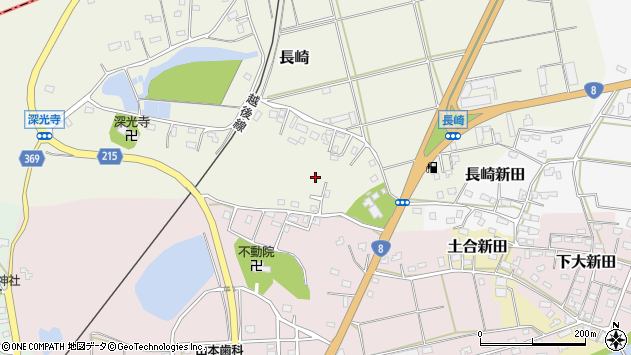 〒945-0101 新潟県柏崎市長崎の地図