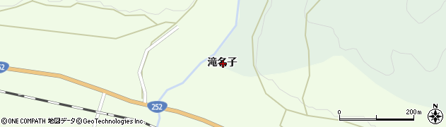 福島県大沼郡金山町大塩滝名子周辺の地図