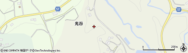 福島県三春町（田村郡）根本（光谷）周辺の地図