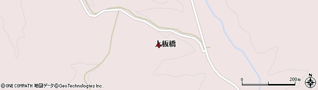 福島県田村市都路町古道（上板橋）周辺の地図