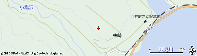 福島県只見町（南会津郡）塩沢（林崎）周辺の地図