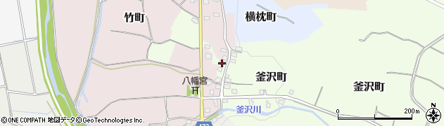 新潟県長岡市釜沢町232周辺の地図