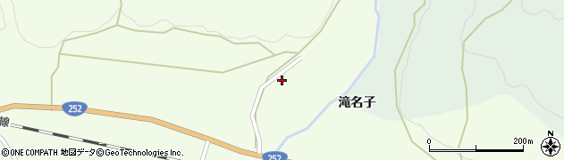 福島県大沼郡金山町滝沢仲ノ平周辺の地図