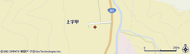 福島県会津美里町（大沼郡）西尾（上字甲）周辺の地図