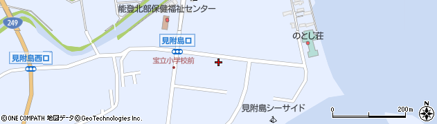 石川県珠洲市宝立町（鵜島ハ）周辺の地図