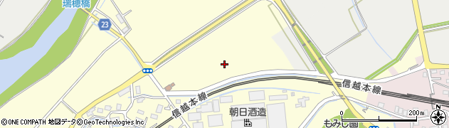 新潟県長岡市朝日周辺の地図