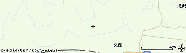 福島県大沼郡金山町滝沢細田周辺の地図