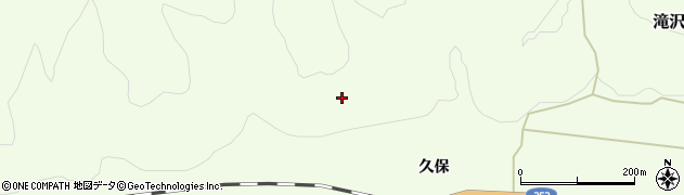 福島県金山町（大沼郡）滝沢（細田）周辺の地図