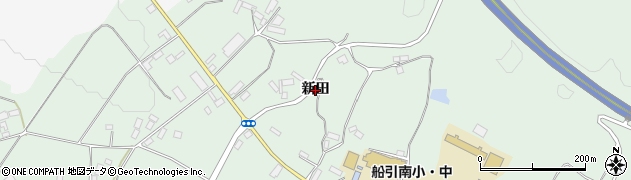 福島県田村市船引町堀越（新田）周辺の地図